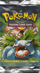 Pokemon Base Set Unlimited Edition Booster Pack - Venusaur Artwork LONG PACK